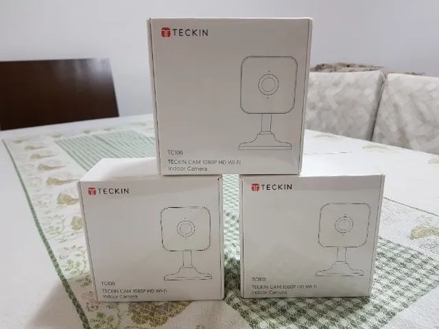 Câmera de Segurança Interna 1080p - Teckin TC100 - Novo e Lacrado - Foto 4