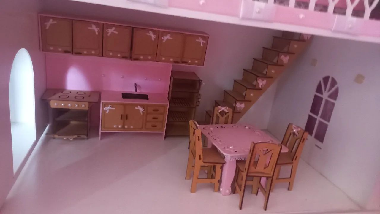 Casa de Boneca Linda e Completa - Foto 3