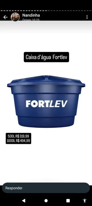 Caixa de água 500 l