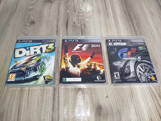 DiRT 3 + F1 2011 + Gran Turismo 5 - PlayStation 3 / PS3
