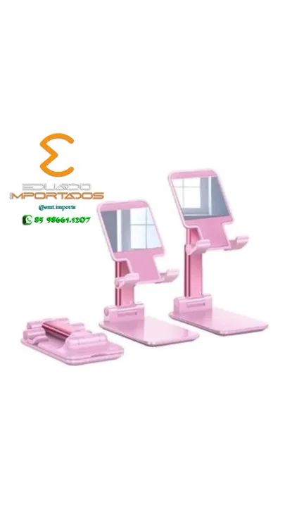 Suporte para celular ergonômico dobrável de mesa  - Foto 6