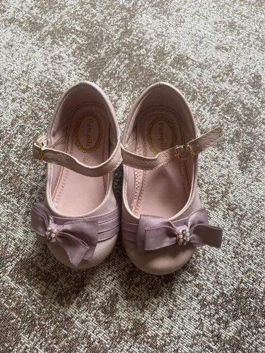 Sapatinhos Pampili Rosa Bebê 