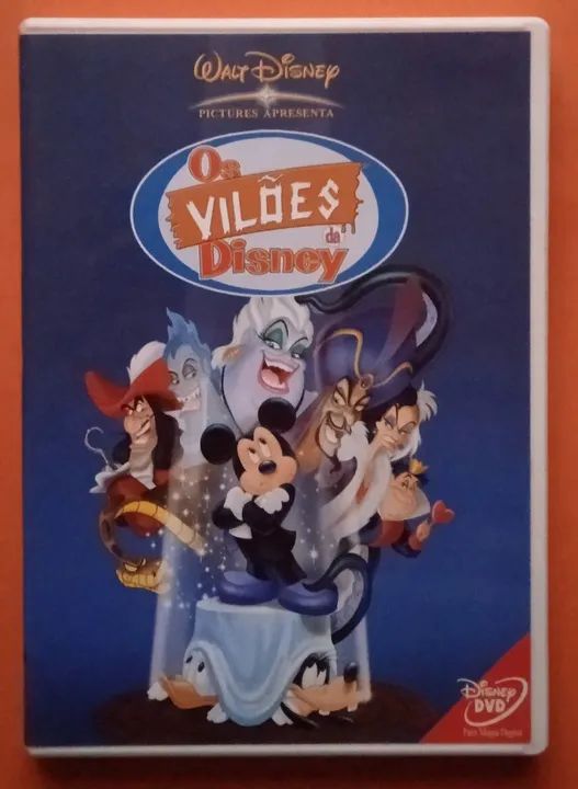 Dvd Os Vilões da Disney - Walt Disney 