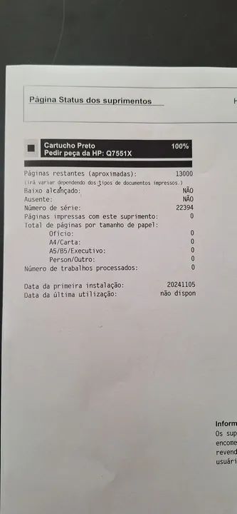 Impressora Multifuncional HP 3027dn com preço de jato de tinta !! - Foto 5