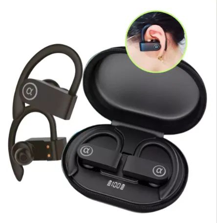 Fone De Ouvido Sem Fio Esportivo Via Bluetooth Para iPhone AGold FN-B21 - Até 15h - Foto 3