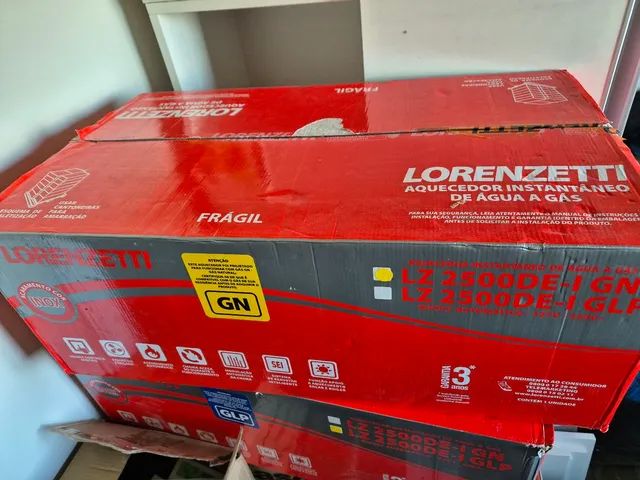 Aquecedor a gás 25lt GN Lorenzetti NOVO