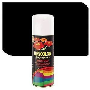 Spray Lukscolor Multiuso Preto Brilhante 400 ml