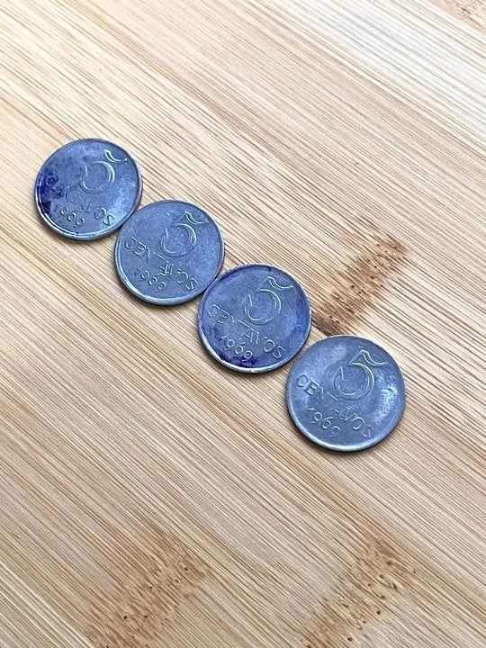 Moeda 5 centavos 1969 MBC  - Foto 4