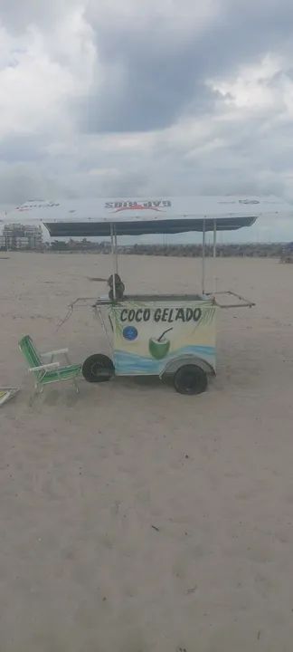 Carrinho de Coco Gelado - Praia - Foto 2