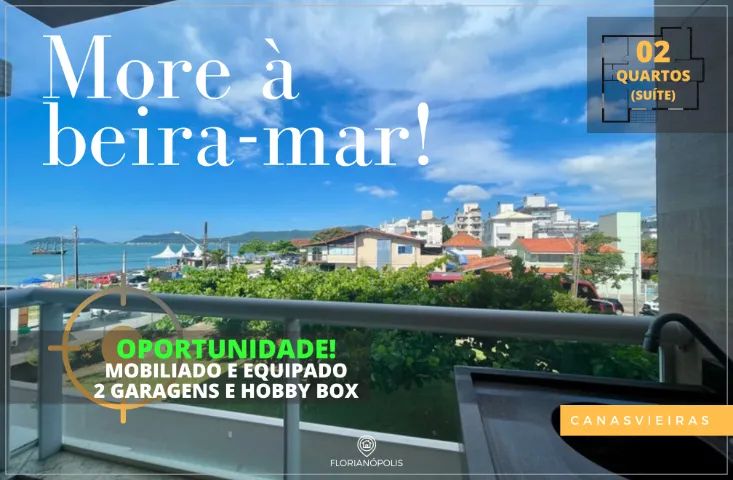 Oportunidade BEIRA-MAR em Canasvieiras - mobiliado e equipado!