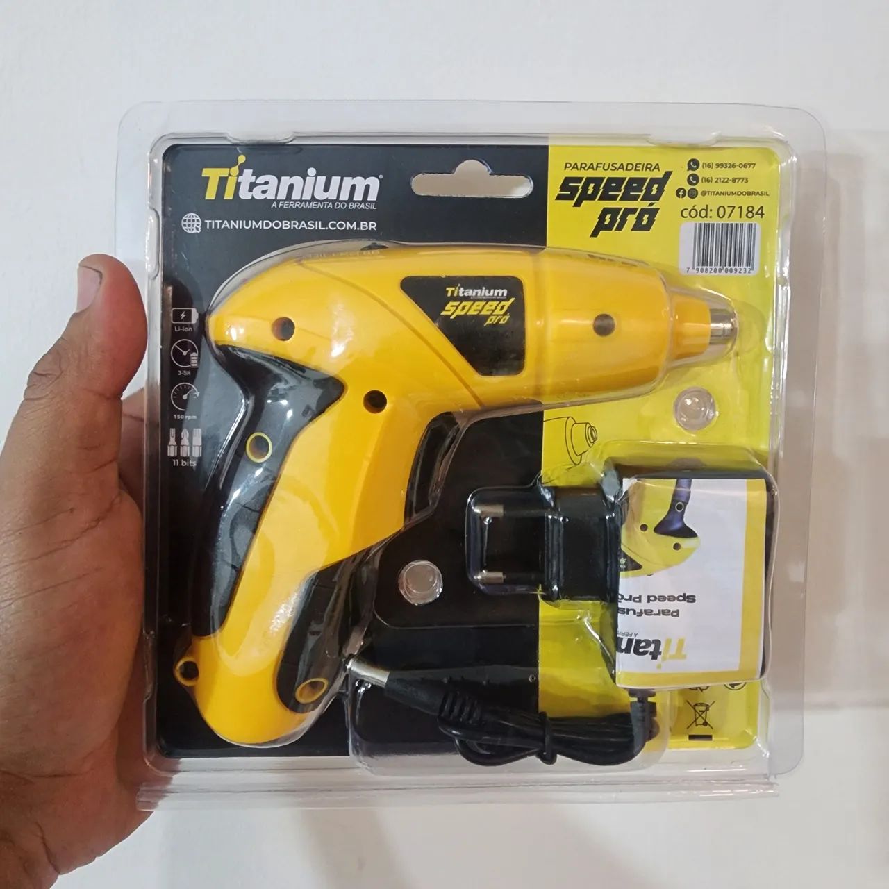 [Lacrada] Parafusadeira 4,8v com acessórios Titanium  - Foto 2