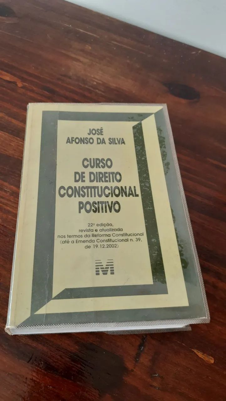 Curso de Direito Constitucional Positivo - 22ª edição
