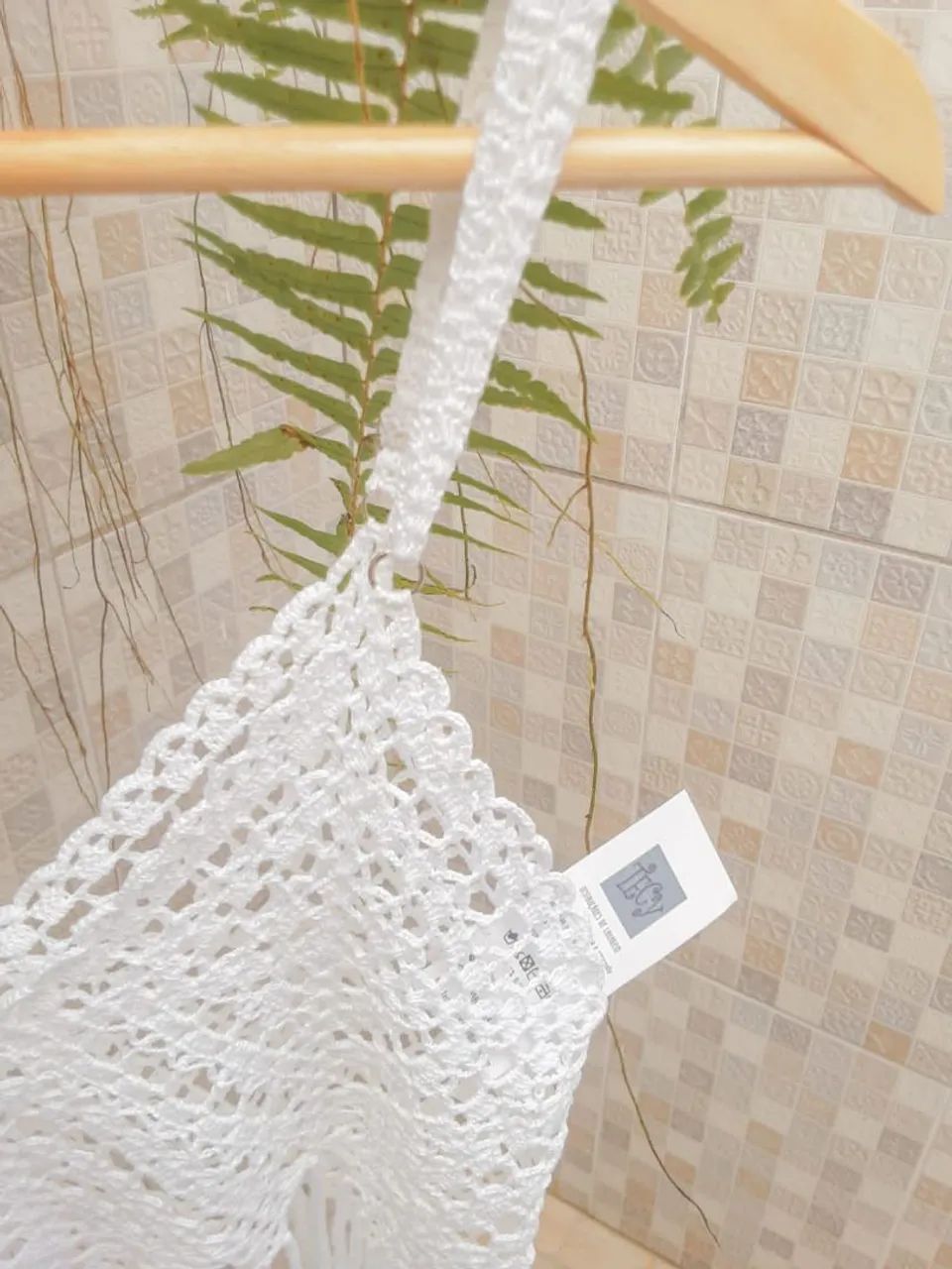 Top Crochê Branco com Franjas - Foto 3