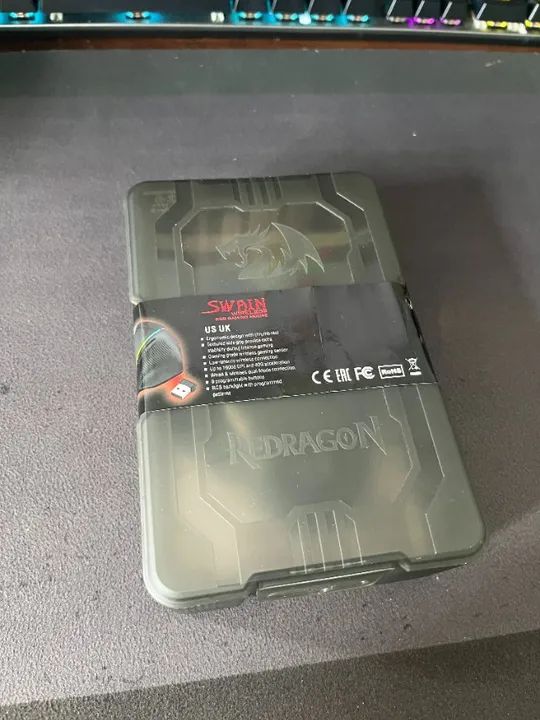 Mouse Gamer Redragon Swain, RGB, 16000 DPI, 9 Botões, Preto - M915RGB-WL - Foto 3