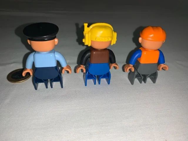 Bonecos Lego Duplo Kit Com 3 - Excelente Estado Original - Foto 5