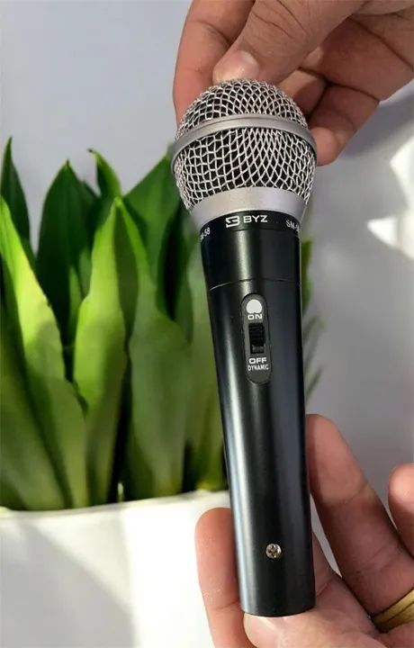 Microfone BYZ SM-48 Dinâmico