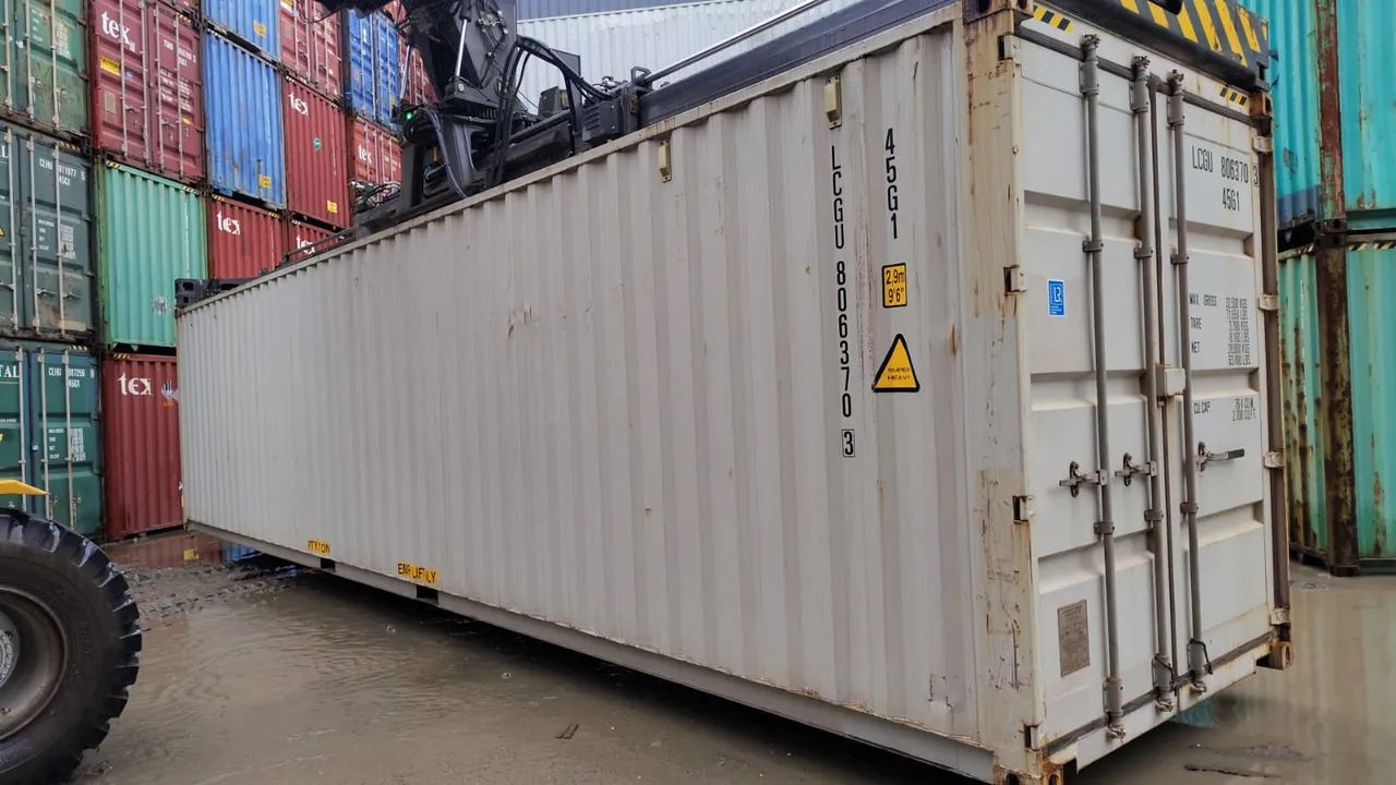 Containers Marítimo 40 e 20 pés Direto do Terminal  - Foto 4
