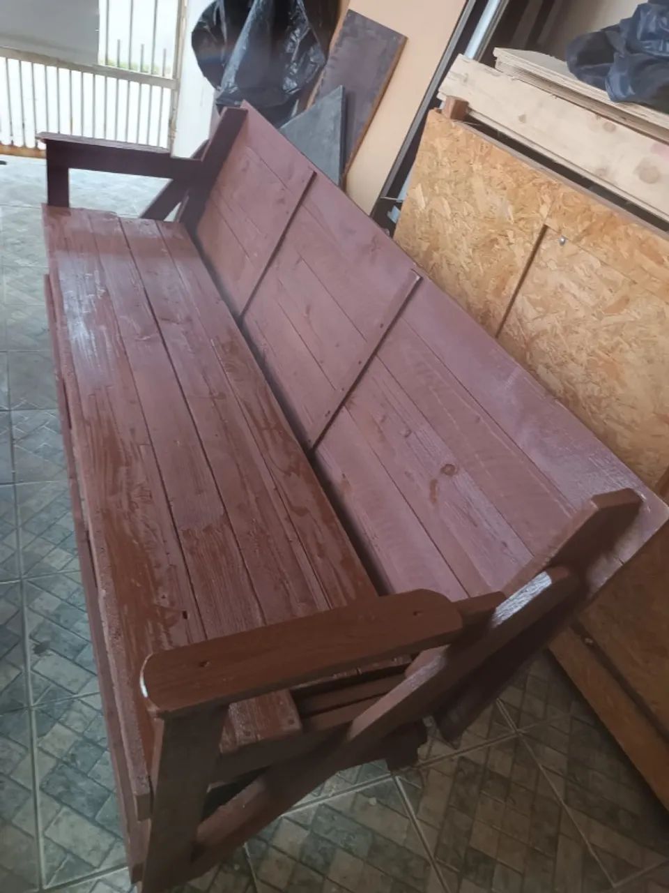 Banco e Mesa 2 em 1 - Rústico Sob Medida - Foto 3