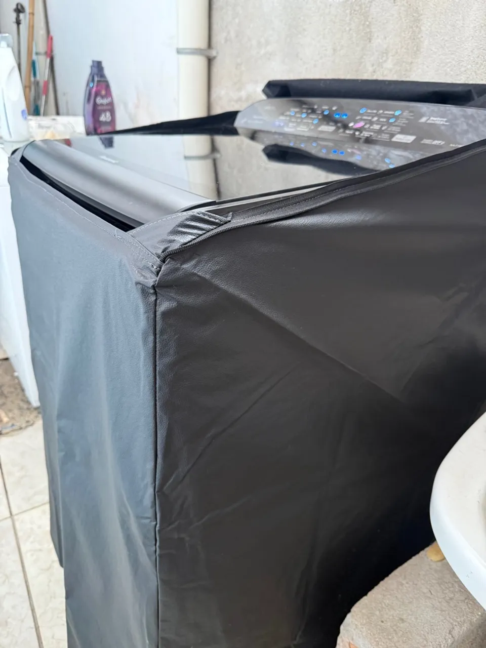 Máquina de Lavar Panasonic com Capa Protetora