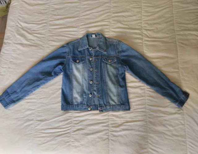 Jaqueta jeans M, usada - R$ 45,00 - Aceito Oferta