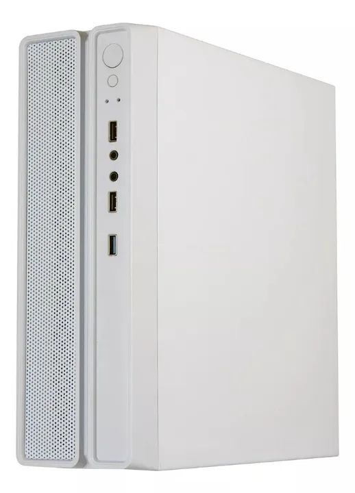Gabinete Slim com Fonte 200W Branco Bluecase - USB 3.0 / Vertical / Horizontal - Foto 4