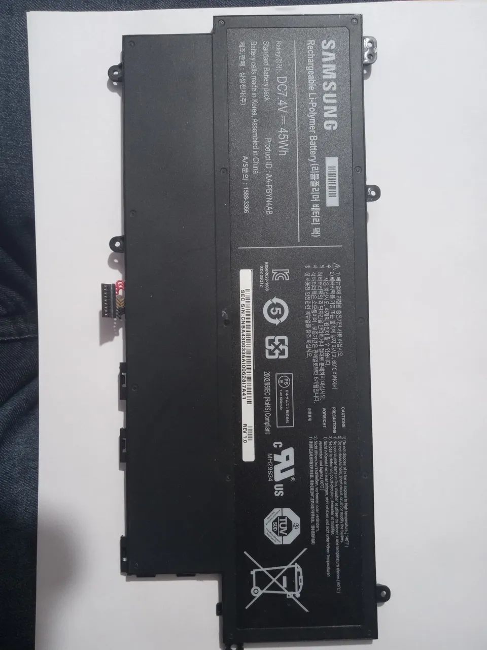 Baterias de notebook Samsung e lenovo