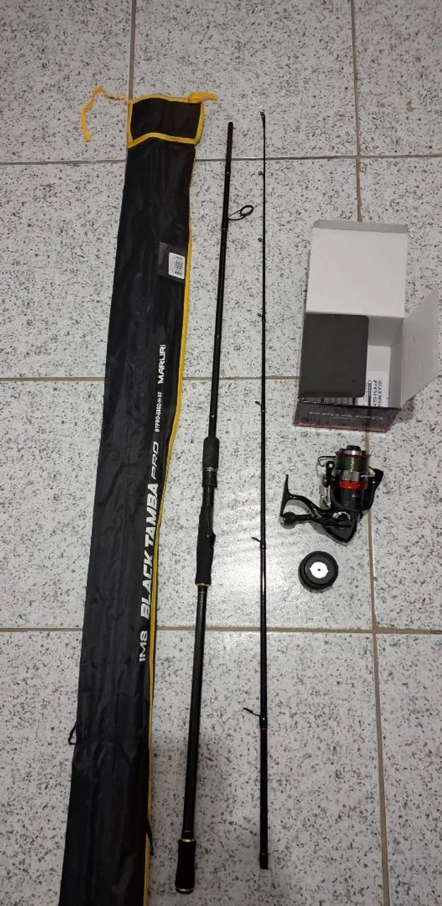 Kit vara black tamba pro 2,40m com molinete  - Foto 3