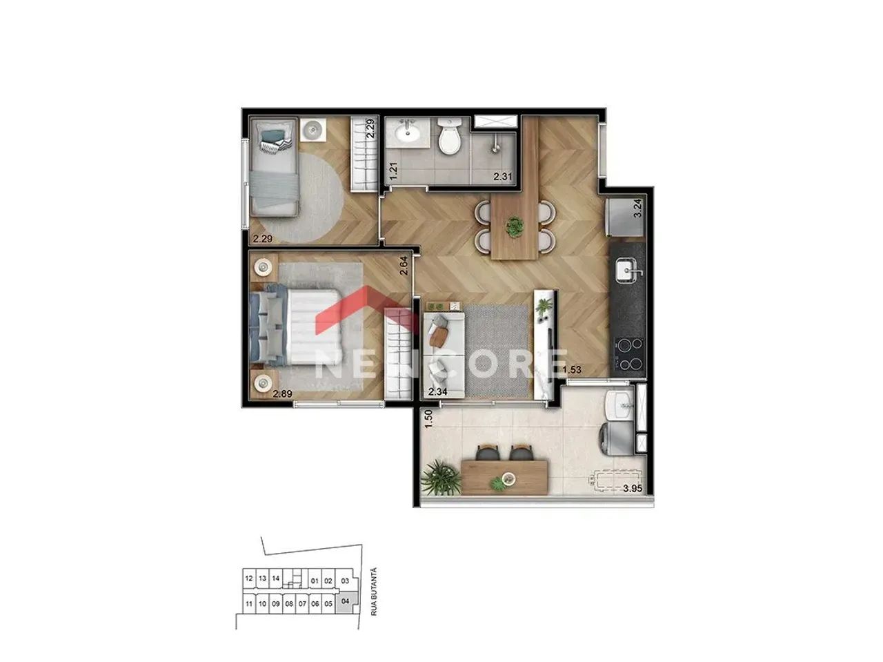 Apartamento em Rua Butantã - Pinheiros - São Paulo/SP - Foto 2