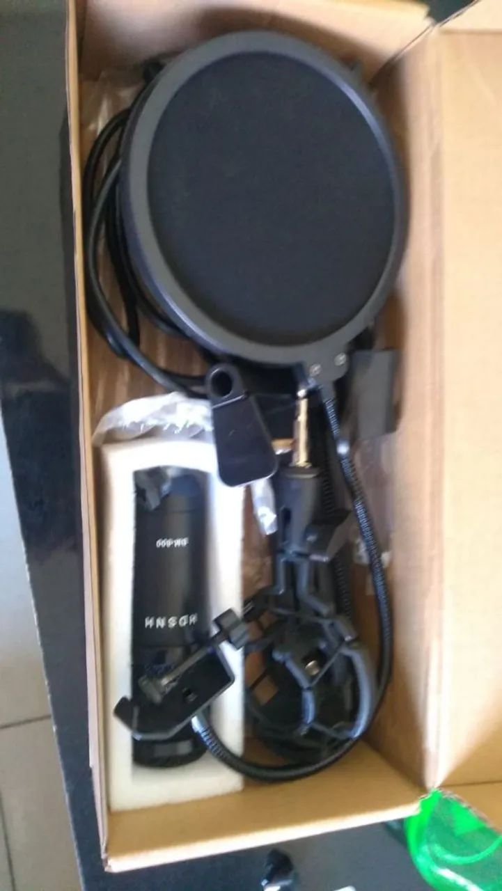 Microfone com fio BM800 + Suporte Braço - Foto 2
