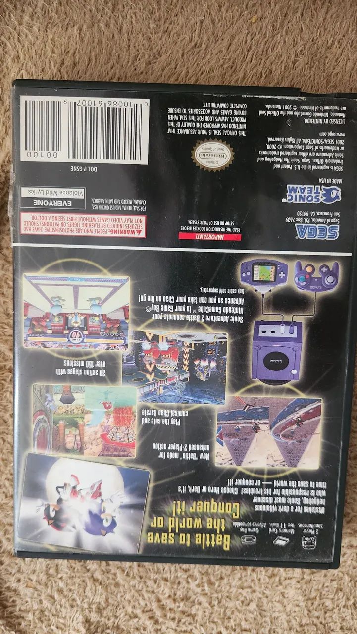 Sonic Adventure 2 Battle Nintendo Gamecube - Foto 3