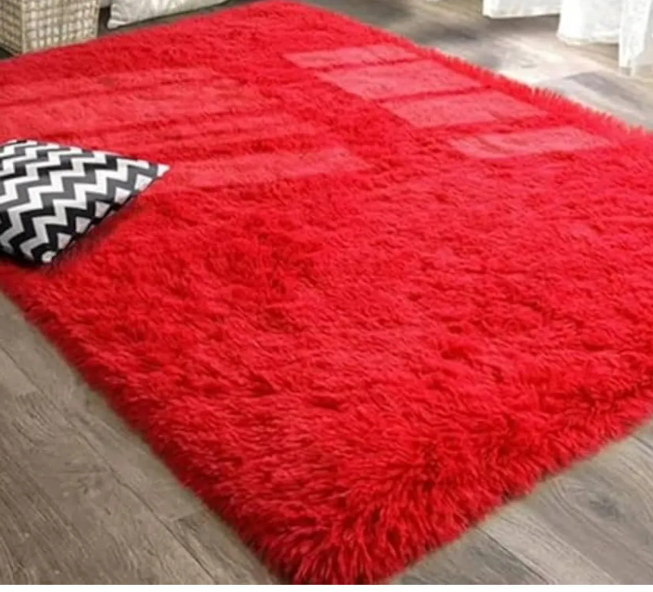 Tapete Felpudo Vermelho