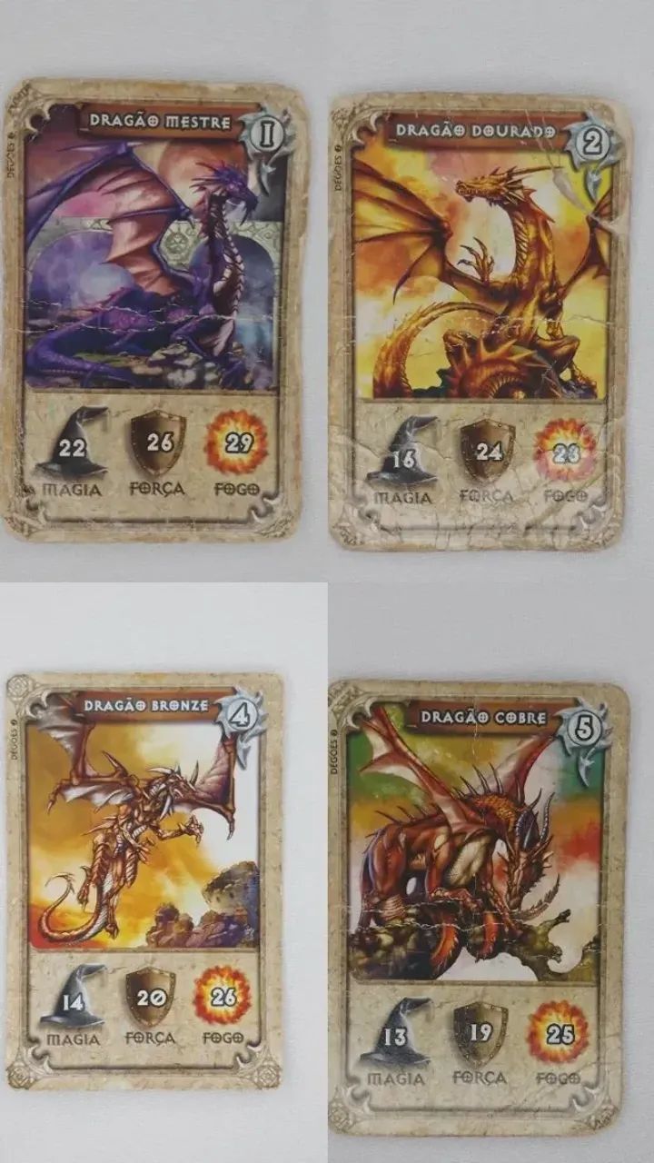 Cartas Dracomania Elma Chips