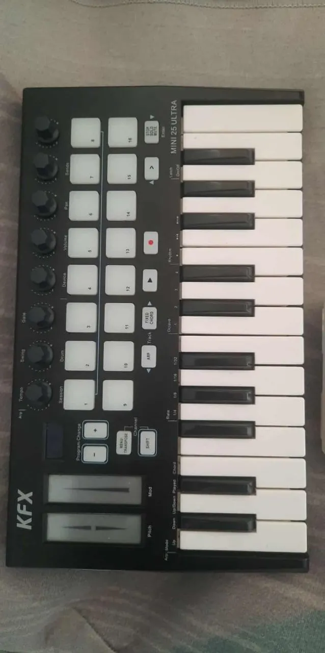 KFX Mini 25 Ultra - Teclado MIDI Controlador