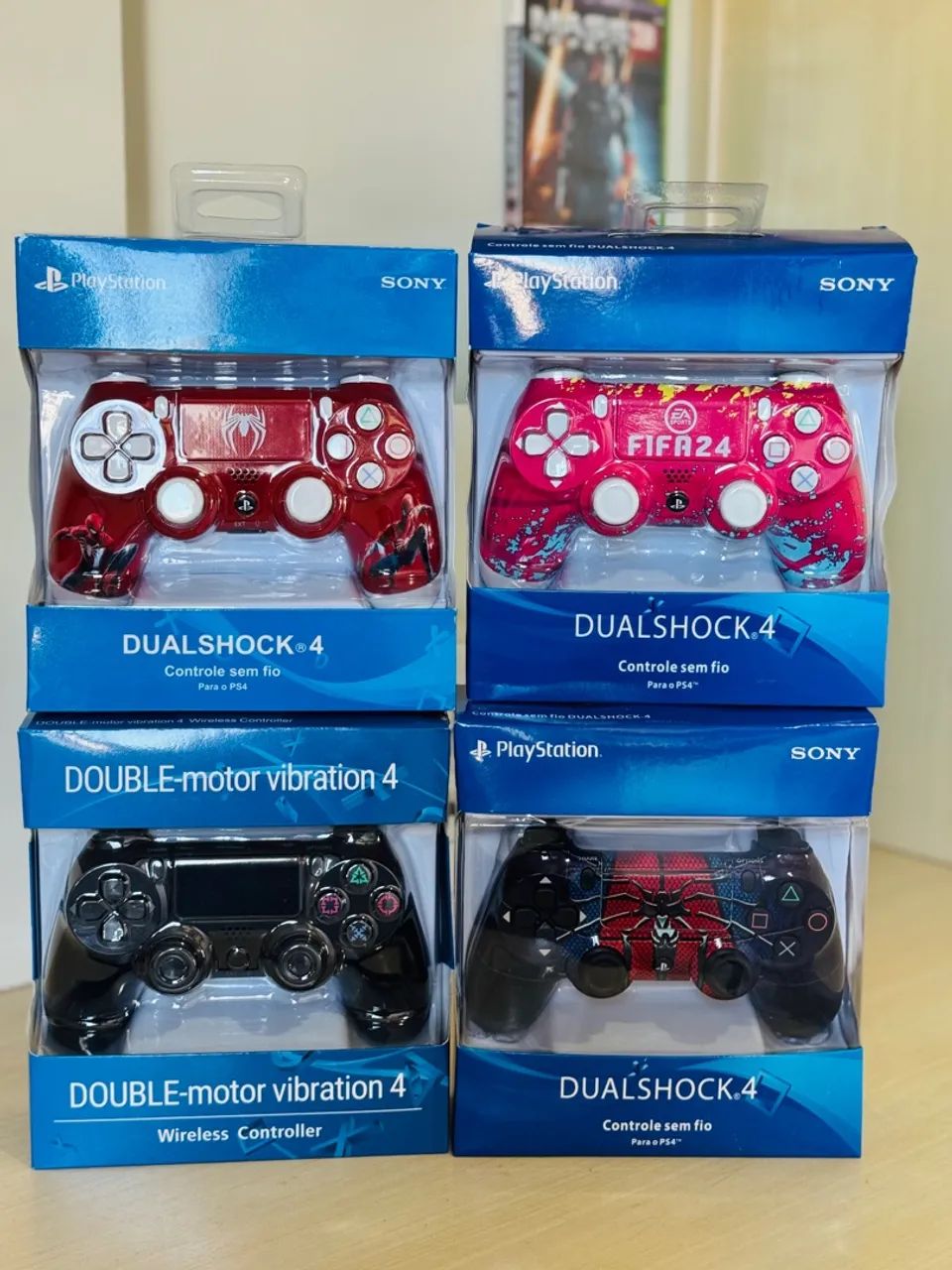 Controle Play 4 pc e tv NOVOS 