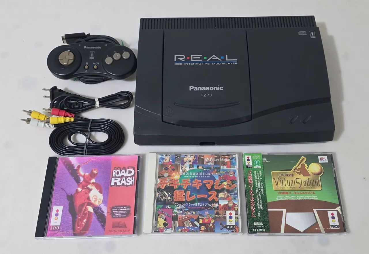 パナソニック　3do FZ-10 Video Game 3do FZ-10 Panasonic Zerado + 3 Jogos. - Consoles de