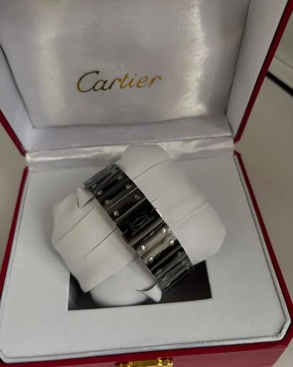 Relógio Cartier Santos All Black Automático - Foto 4