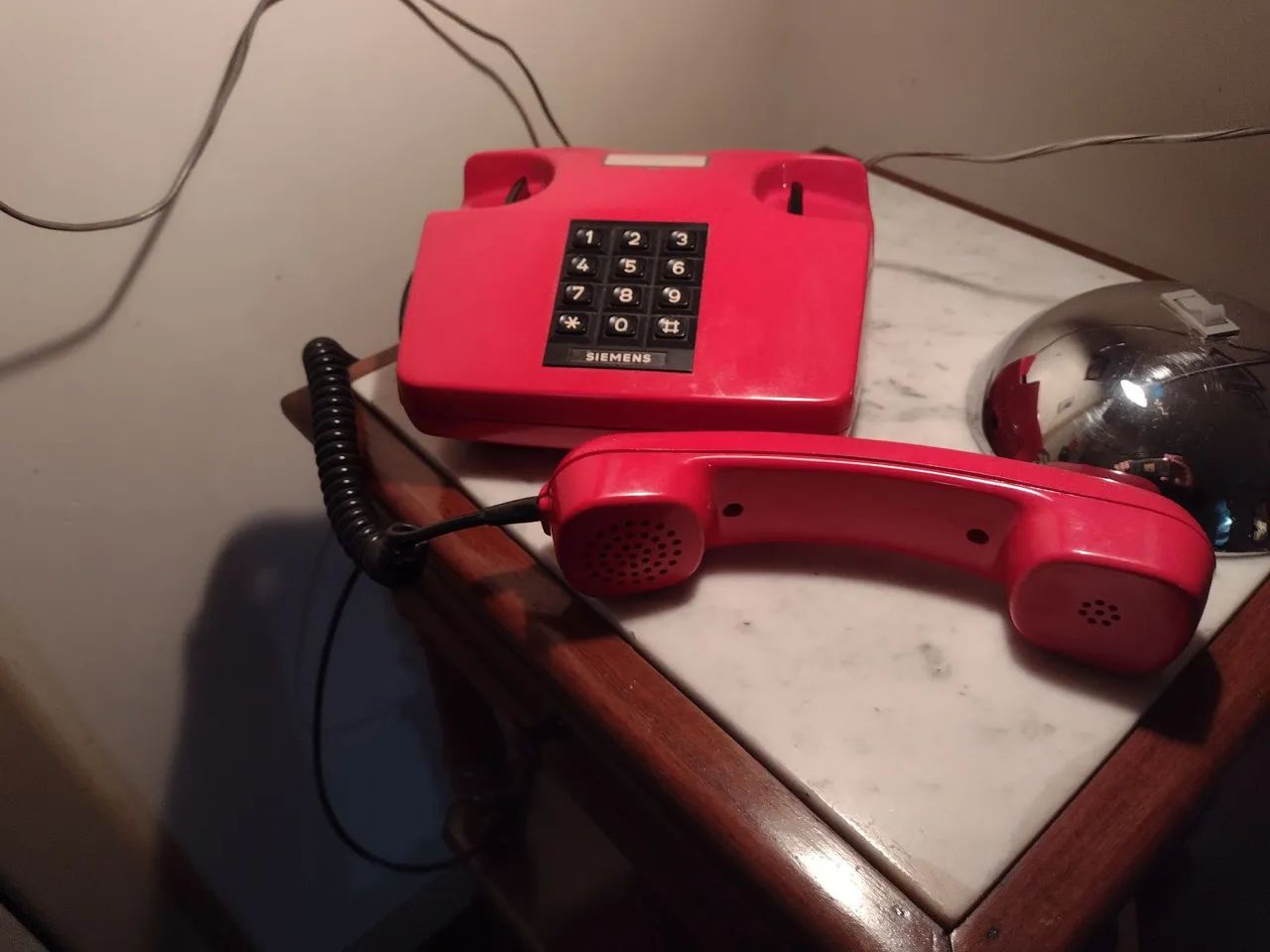 Telefone Fixo Vermelho Siemens - Foto 2