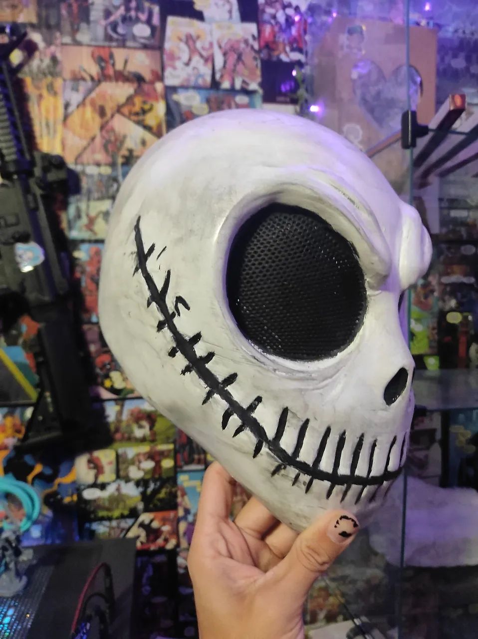 Mascara para cosplay Jack Esqueleto - Foto 2