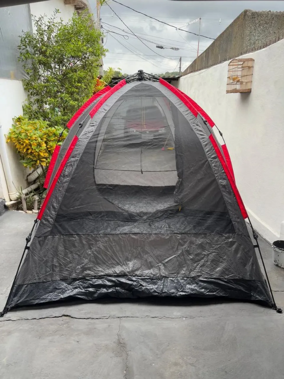 Barraca de Camping com Várias Vantagens