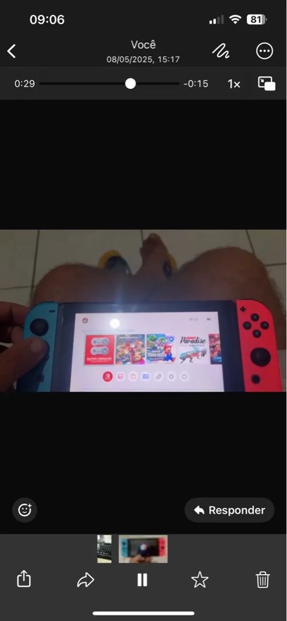 Nintendo Switch ( Troco por Apple Watch)