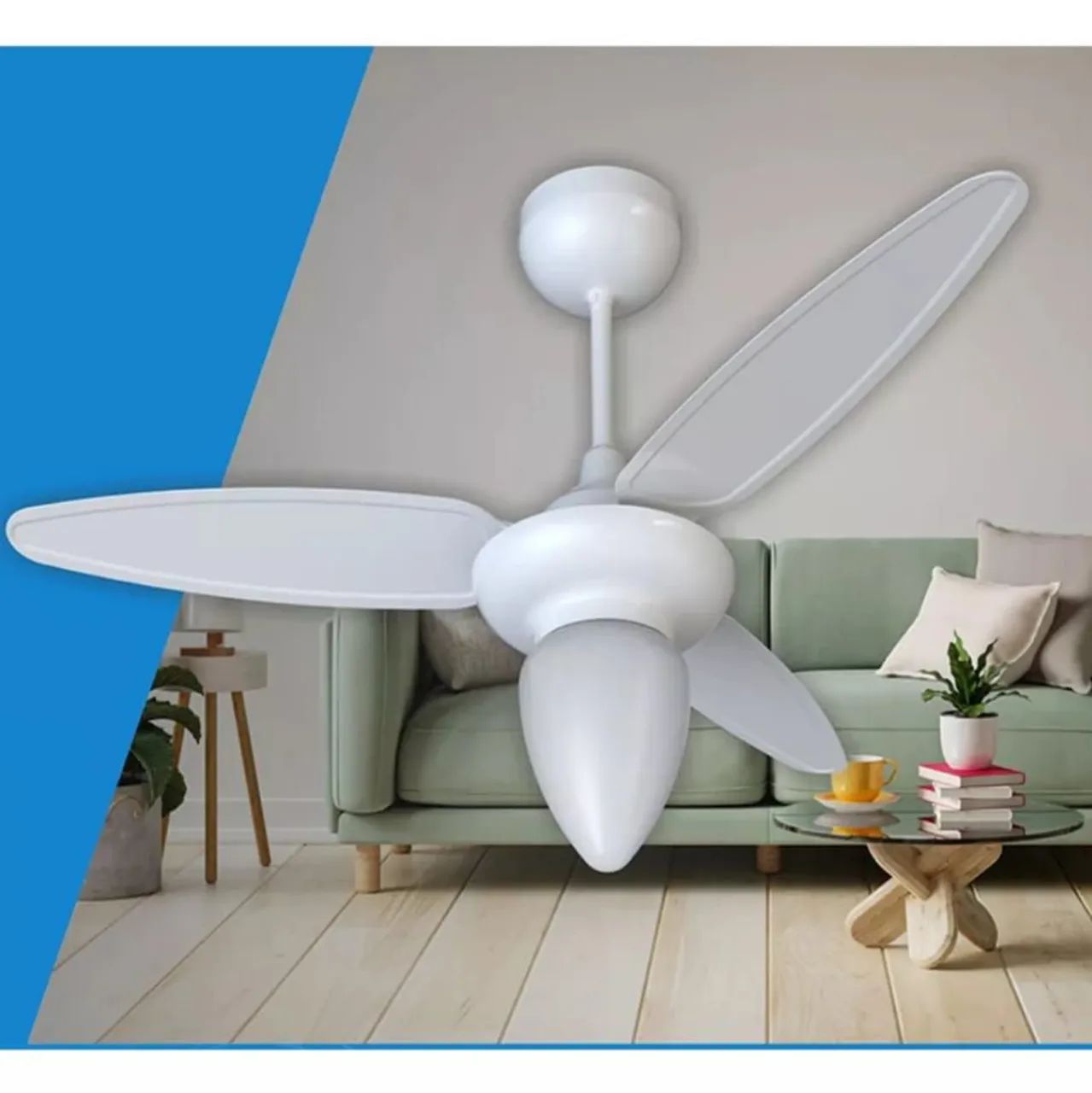 3 Pás de Ventilador de Teto - Novas - Foto 6
