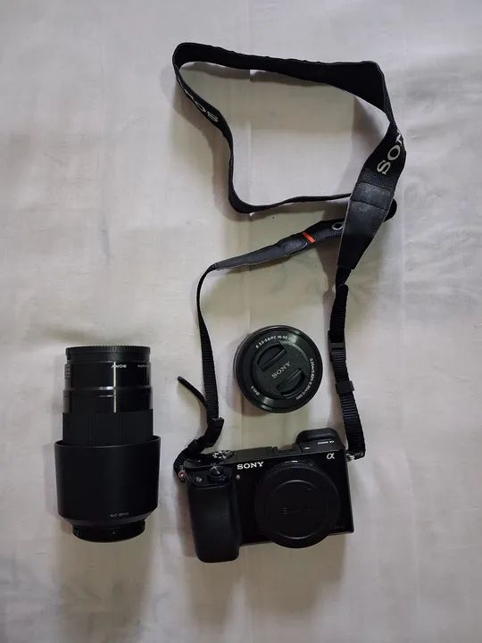 Sony Alpha 6000 e lentes