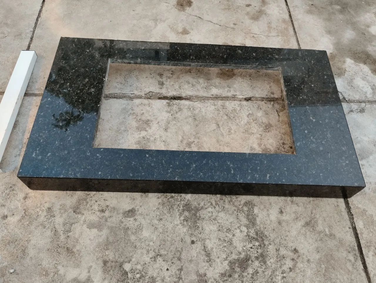 Pedra Cooktop verde Ubatuba furo 36x62 - Foto 3