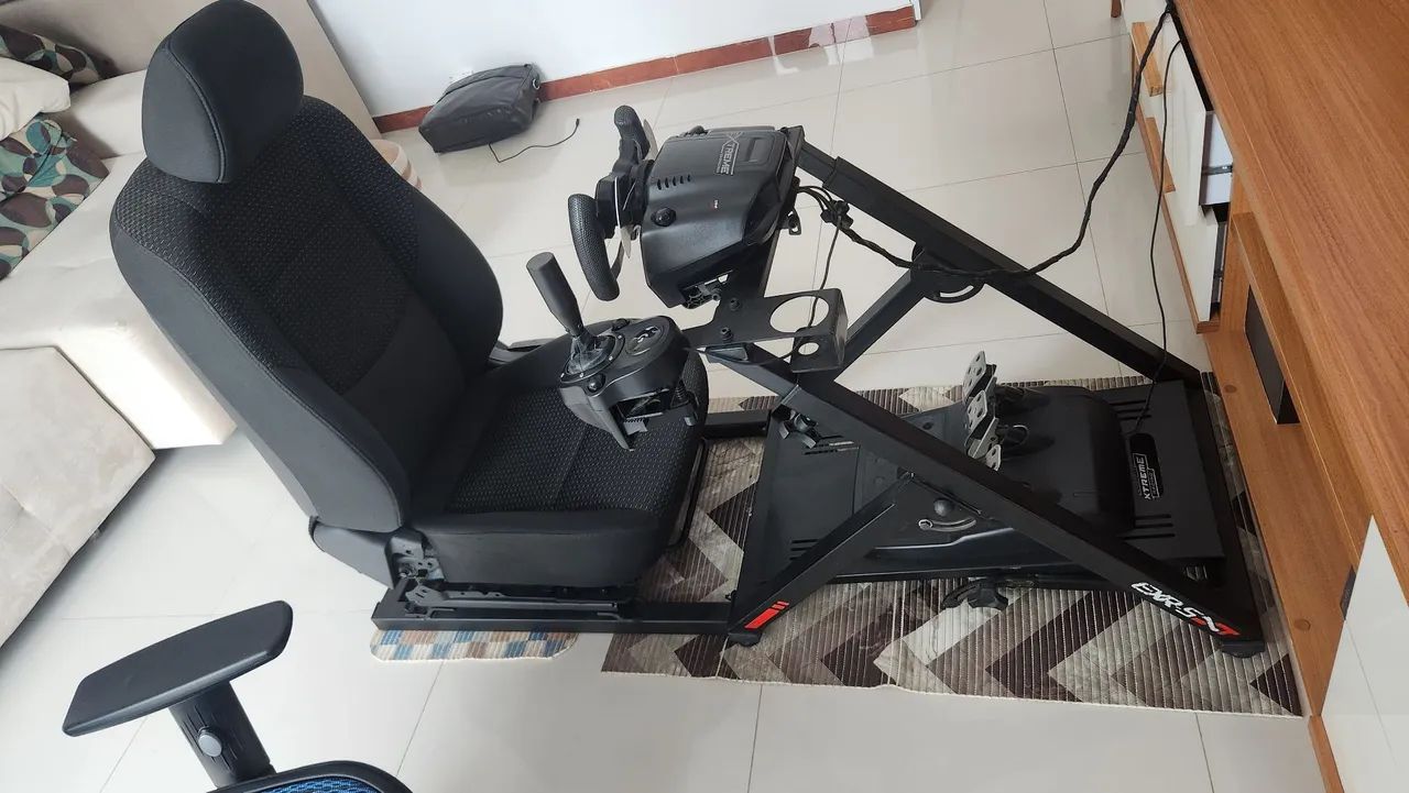 Simulador Extreme Racing Volante cockpit completo - Foto 4