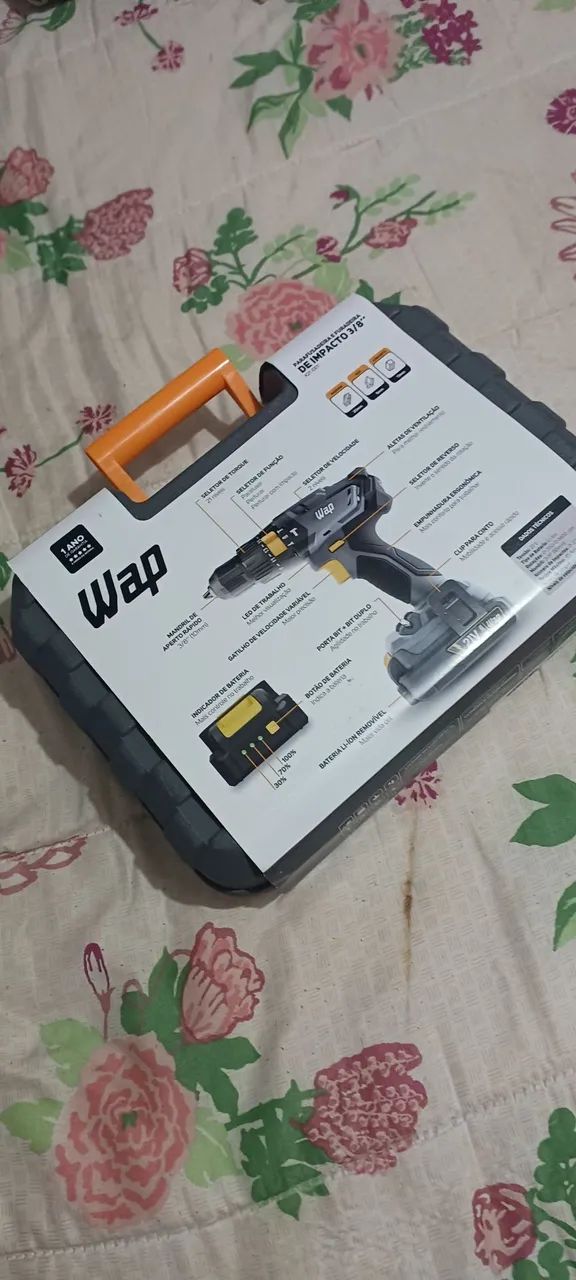 Parafusadeira/Furadeira de Impacto 3/8" Wap - Foto 5