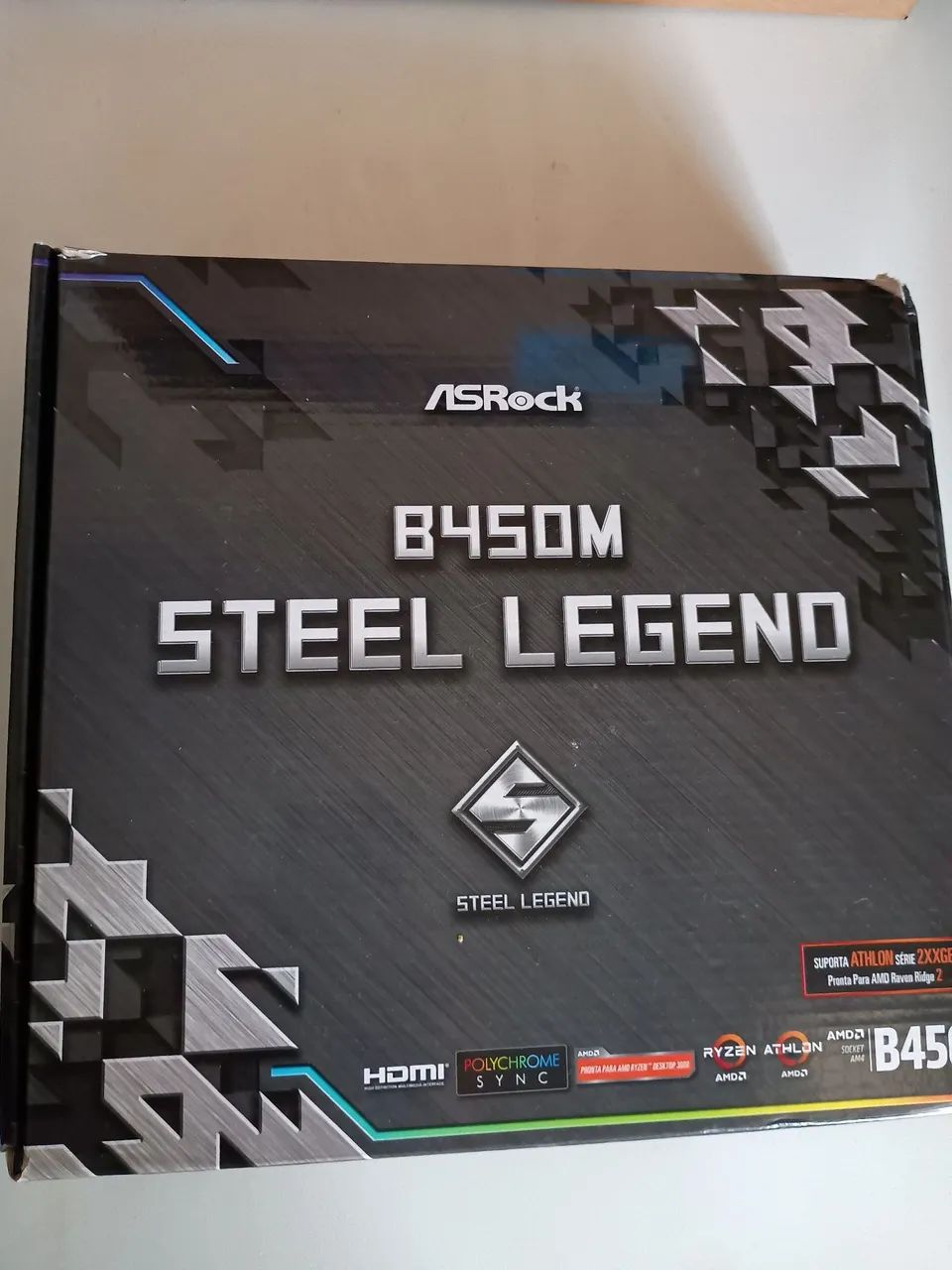 Kit Ryzen 7 5700x3d + b450m Steel legend (envio olx pay) - Foto 2