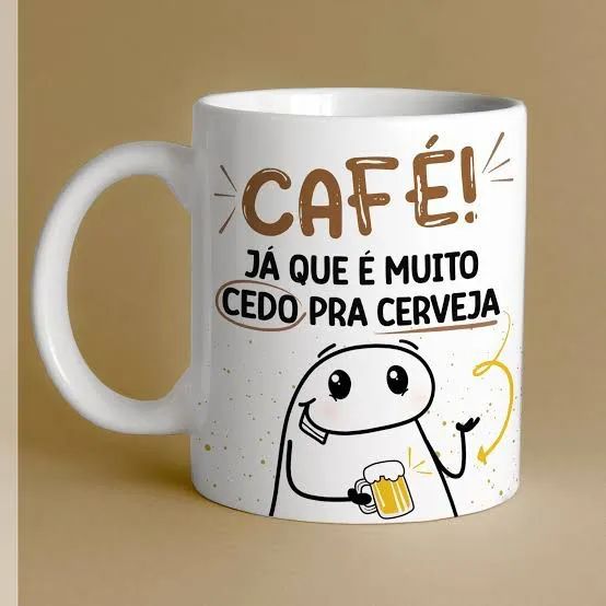 Caneca de cerâmica Branca Personalizada 64842080807043121