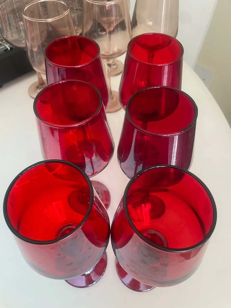 Conjunto de Taças de Vinho Vermelhas