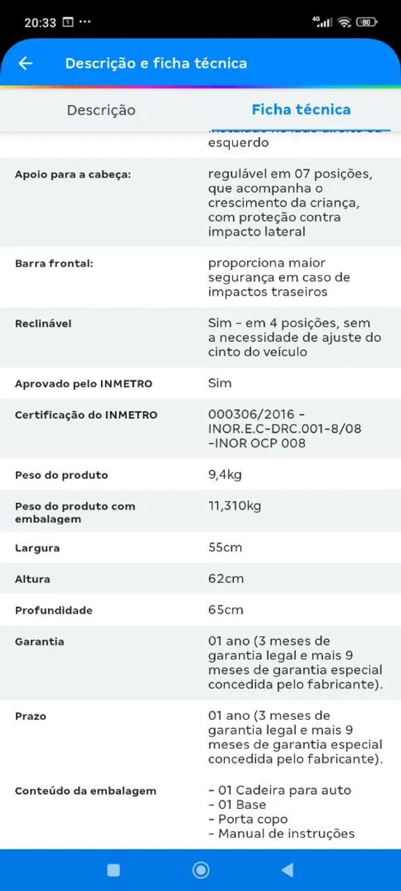 Cadeirinha de Bebê Matrix Evolution K - Foto 4