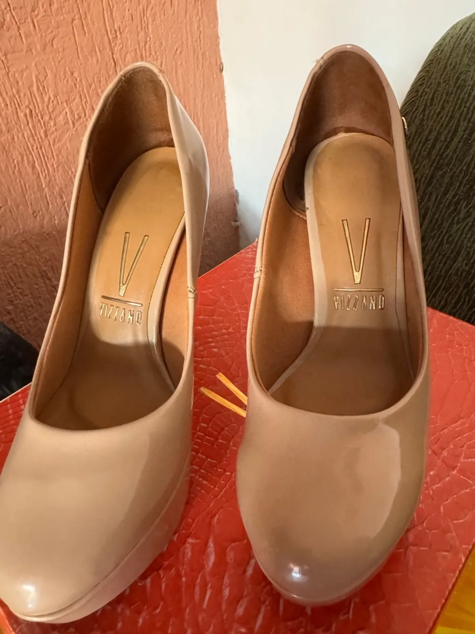 Sapato Scarpin Vizzano Bege